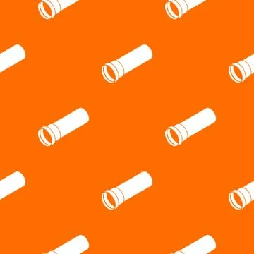 Plastic pipe pattern vector orange Stockillustratie