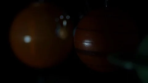 Plastic Planets Hanging in Air2 動画素材 83105919