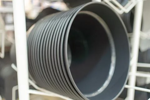 Plastic Plant Pots Stack Stockfoto's