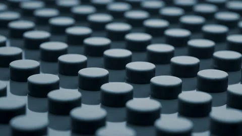 Plastic plate construction background in perspective view. Stock Footage 152048103