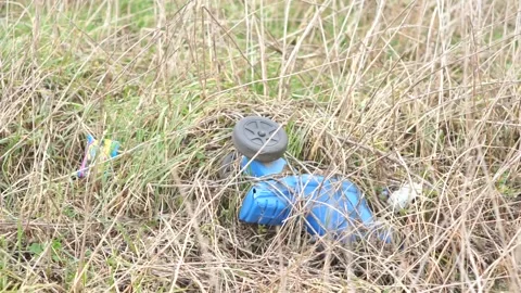 Plastic pollution, environmental pollution. Stock Footage 147942850