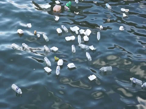 Plastic pollution Stock Footage 121653748