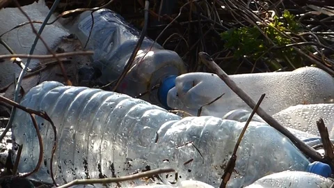 Plastic Pollution Video stock 126382330
