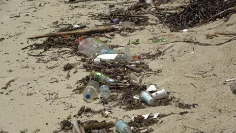 Plastic pollution, Malaysia Video stock 176659225