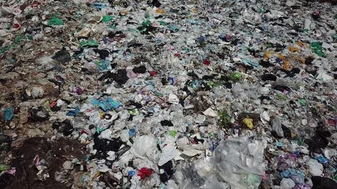 Plastic pollution problem Stock Footage 81399594