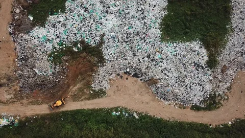 Plastic pollution problem Stock-Footage 86097785