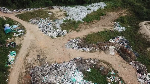 Plastic pollution problem Video stock 86104427