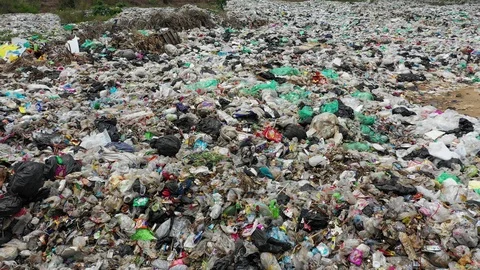 Plastic pollution problem 스톡 동영상 107289014