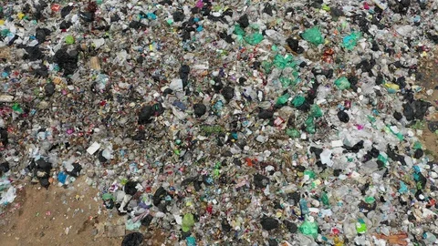 Plastic pollution problem 스톡 동영상 107289882