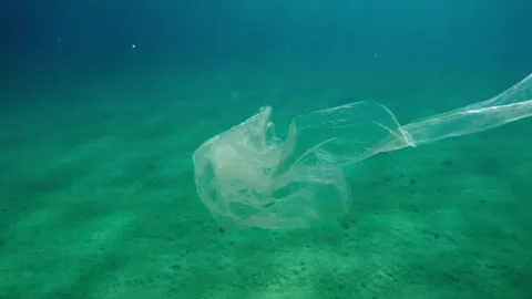 Plastic pollution A Sea of Plastic Garbage Patch. 動画素材 334660491