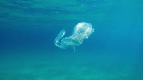 Plastic pollution A Sea of Plastic Garbage Patch. 動画素材 334660574
