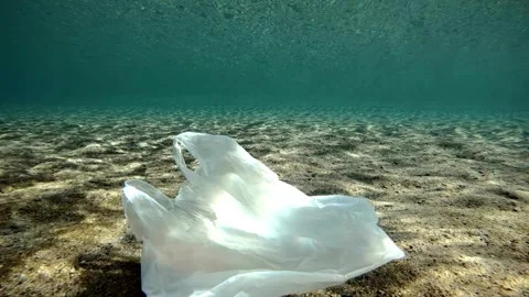 Plastic pollution A Sea of Plastic Garbage Patch. 動画素材 334660614
