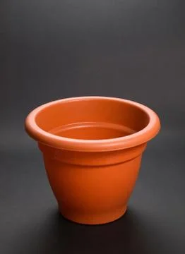 Plastic pot Stock Photos