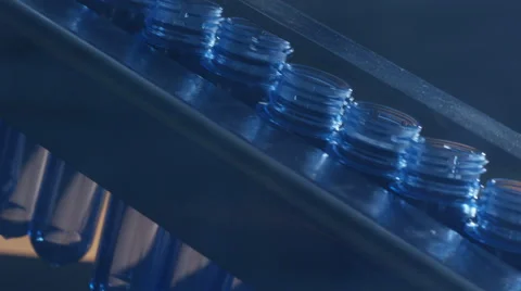 Plastic preforms Stock Footage 62899952