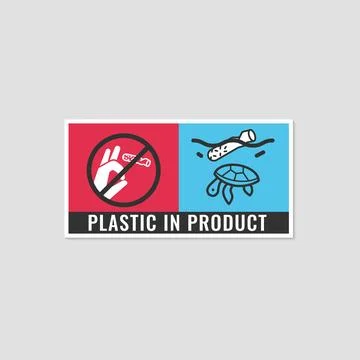 Plastic In Product. Cigarette Stock Illustration