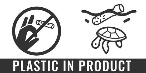 Plastic In Product. Cigarette 스톡 일러스트