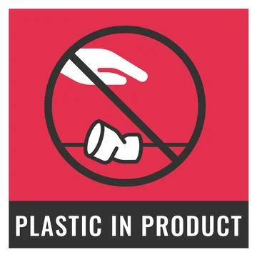 Plastic In Product. Cups for beverages. 스톡 일러스트