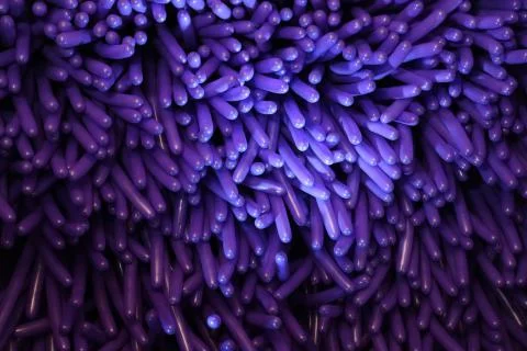 Plastic purple corals. Texture background Stock Photos