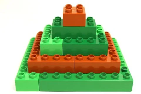 Plastic pyramid Stock Photos