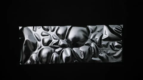 The Plastic Rectangle Shrinks Stock Footage 211197779