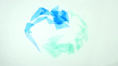 Plastic recycling animation Stock Footage 59190025