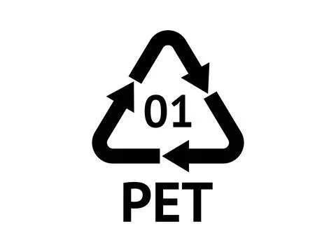 Plastic Recycling codes Stock Illustration