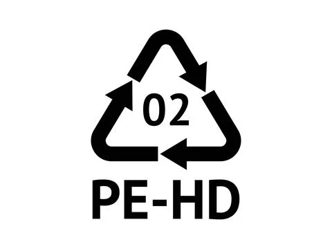Plastic Recycling codes Stock Illustration