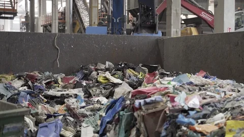 Plastic recycling factory Stock Footage 118758117