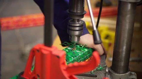 Plastic recycling process Stock Footage 111963099