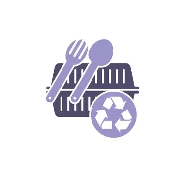 Plastic related icon on background for graphic and web design. Simple Illustrazione stock