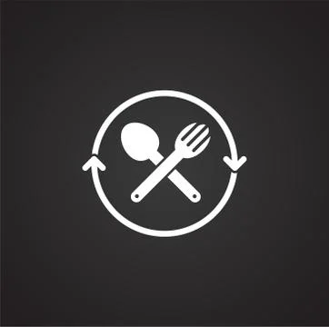 Plastic related icon on background for graphic and web design. Simple イラスト素材