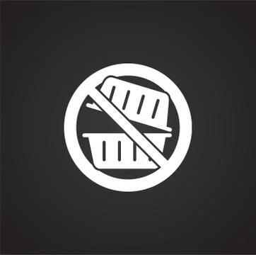 Plastic related icon on background for graphic and web design. Simple イラスト素材