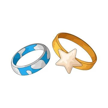 Plastic ring illustration Stock Illustration