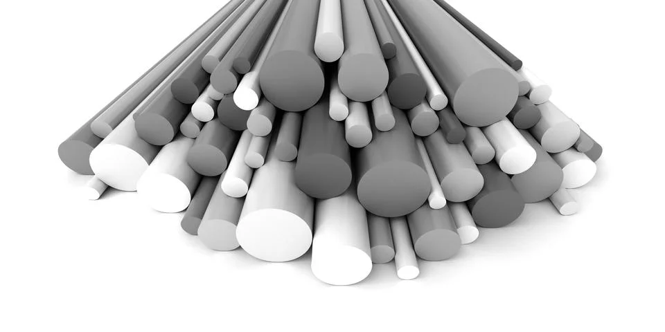Plastic rods Stock Illustration