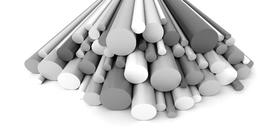 Plastic rods Stock Illustration