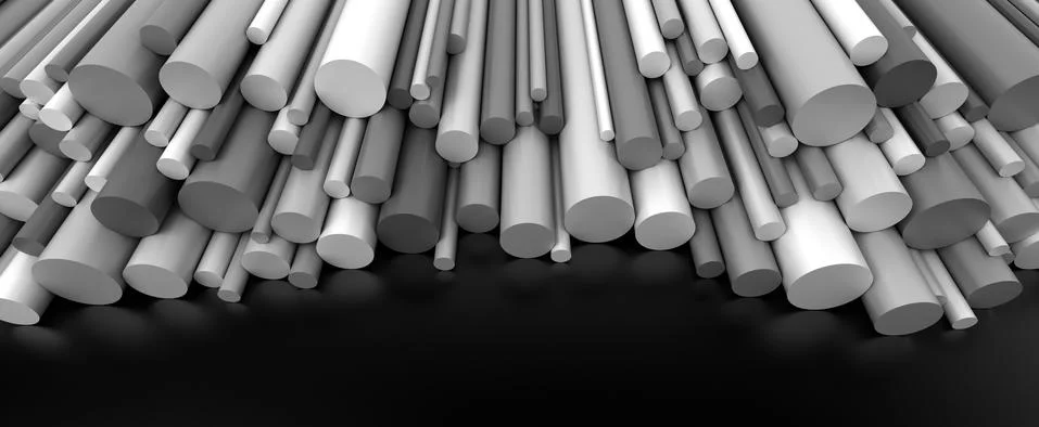 Plastic rods Stock Illustration