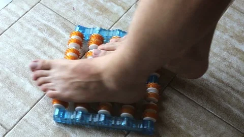 Plastic roller massager Stock Footage 114763390