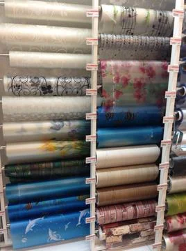 Plastic rolls Stock Photos