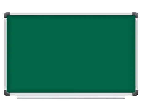 Plastic school board for writing with chalk vector illustration Stock Illustration