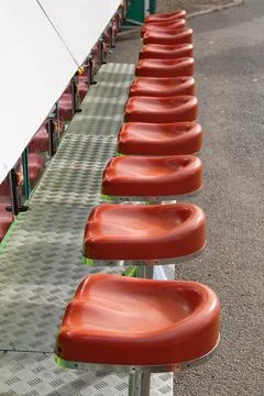 Plastic Seats. 写真素材