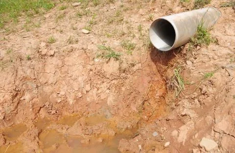 Plastic sewer pipe Stock Photos