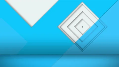 Plastic Shapes Colorful Abstract Background Animation 3D Seamless Loop Stock Footage 172054745