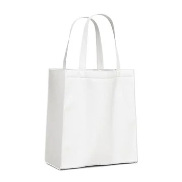 A Plastic Shopping Bag object image on a white background Stock Illustration