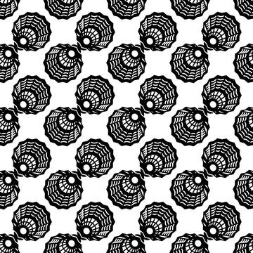 Plastic shuttlecock pattern seamless vector Stock Illustration