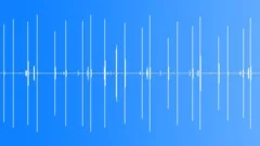 Plastic snaps, dull clicks on and offSound Effect