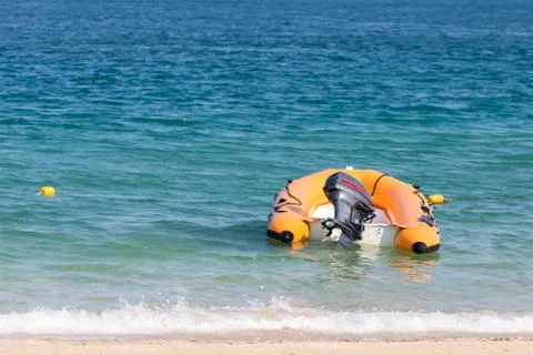 Plastic speed boat Stock Photos