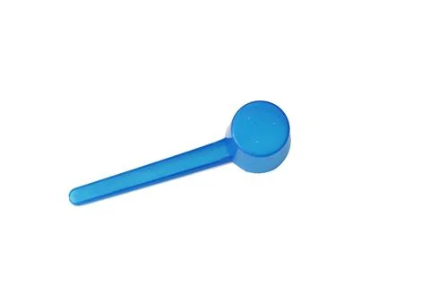 Plastic spoon in different colors Stock-Fotos