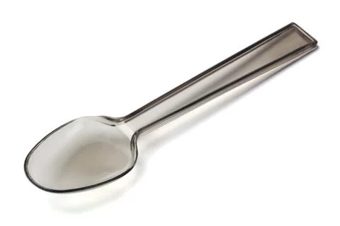 Plastic spoon Stock Photos