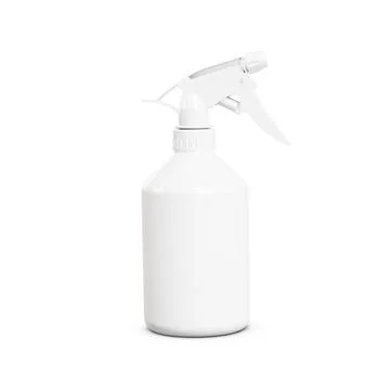 An Plastic Spray Bottle blank isolated on a white background Stock Illustration