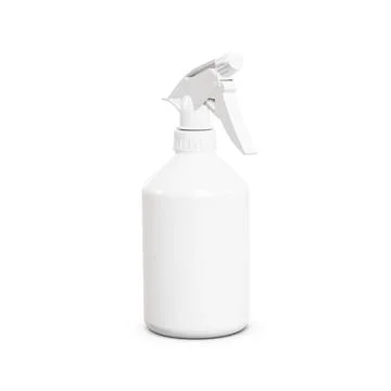 An Plastic Spray Bottle blank isolated on a white background Stock Illustration